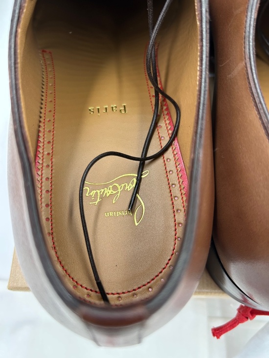 ********Men’s Christian Louboutin LAFITOCH leather Oxfords. Size 45.5./ l2.5 US. main image 6